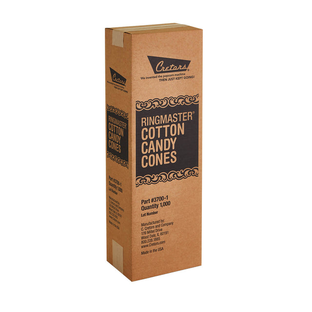 Cotton Candy Cones, 1000/cs  3700-1