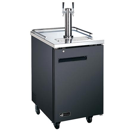 Draft Beer Cooler 23.5"  - EFI CBBDD1-24CC