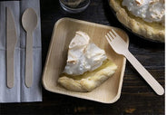 Compostable Wooden Cutlery Sets, 50Pk - 6051