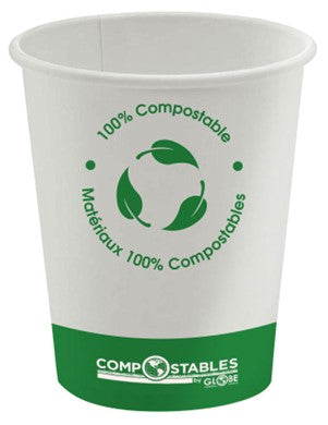 Hot/Cold Compostable Paper Cups 12oz, 50Pk  6054