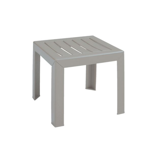 Grosfillex Outdoor Side Table, Grey - US445766