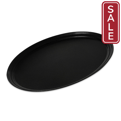 Oval Serving Tray 27"x 22", Black - 2700GR2004