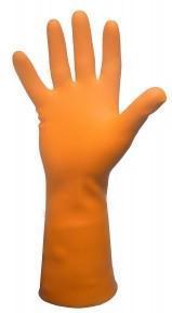 ULTRA-FIT Flocklined Gloves, Orange, Medium, Pair - 15-872-08