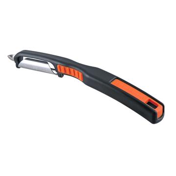 SwissCurve Straight Peeler, Black & Orange - 00465BO