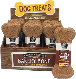 Treat Planet Oven Baked Dog Bones 1oz. Peanut Butter, 24/Bx
