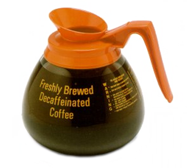 Coffee Decanter with Orange Handle (Decaf) - 8913