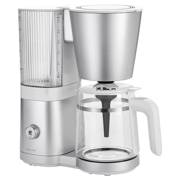 Zwilling Enfinigy 1.5L Glass Carafe Drip Coffee Maker, Silver - 53103-500