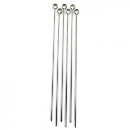 Skewers 12", Stainless steel, 6pk - NP1933