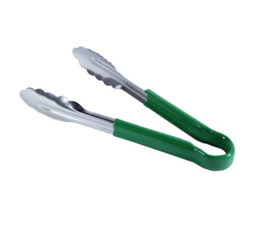 Tongs 12" with Green Coated Handle - MAG3386