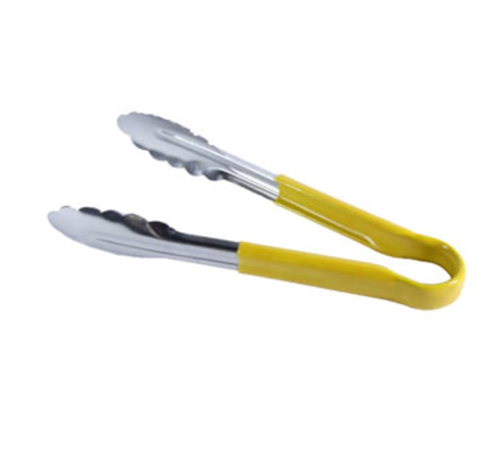 Tongs 12" with Yellow Coated Handle - MAG3385