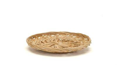 Basket Flat Wicker 16" - 67/16