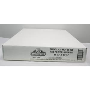 Chester's Filter Papers 16-1/4"x 24-1/4", 100/Cs - 65490
