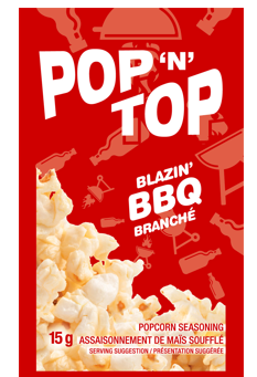 Pop ‘N’ Top Snack Seasoning, Barbecue 50/Pkg  367137