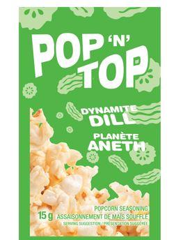 Pop ‘N’ Top Snack Seasoning, Dill Pickle 50/Pkg  367136