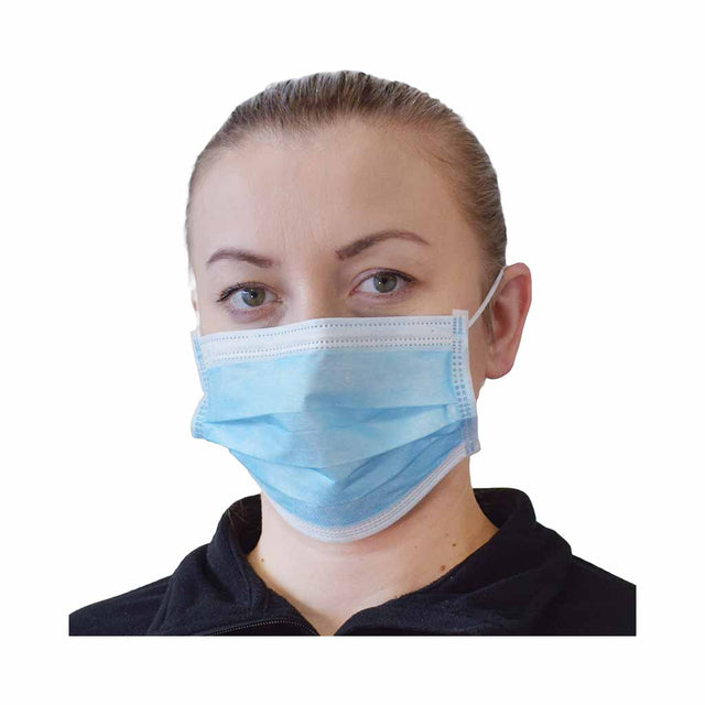 Face Mask 3-Ply Disposable, 50/pkg - 7738