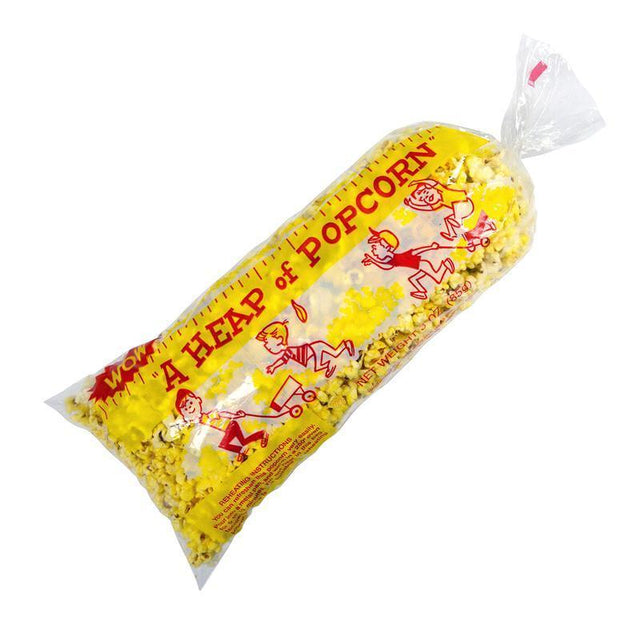 Popcorn Bag 18" Heap O' Popcorn 1000/cs - FG-40648