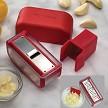 Microplane Garlic Mincer and Slicer Set, Red - 48148