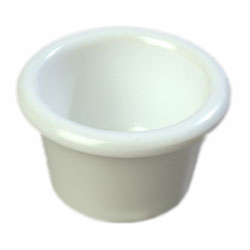Ramekin 1-1/2 oz Smooth, White - S27502