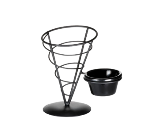 Appetizer Cone Holder with Ramekin - ACR57