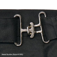 Waist Apron with Buckle, Black - 1300-BK